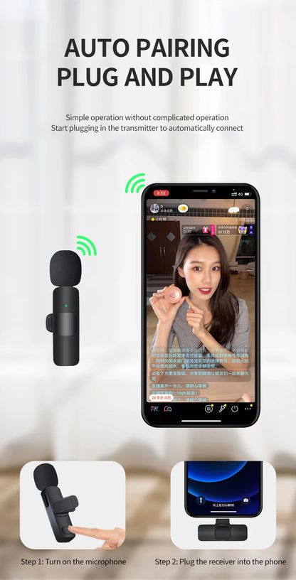 Basix Mini Wireless Lavalier Microphone