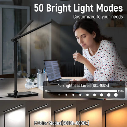 Double Head LED Desk Lamp,