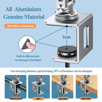 Oatsbasf Laptop Stand Clamp Tablet