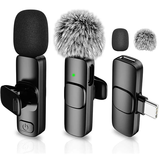 Wireless Lavalier Lapel Microphone for iPhone, iPad, Mini Video Recording