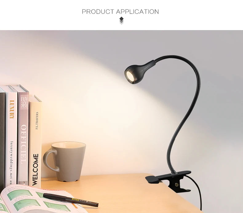 Flexible Table Lamp USB Power Lamp