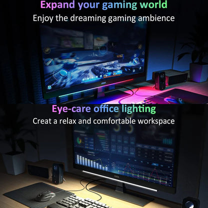 Remote Control Timer Music Sync RGB LED Light Bar
