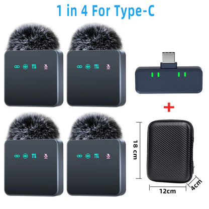 Wireless Lavalier Microphone Noise Reduction With Windproof