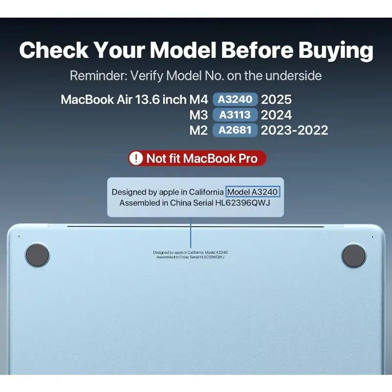 Ultra-Clear Hard Case for MacBook Air