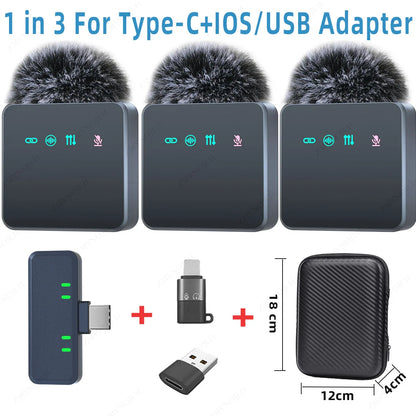 Wireless Lavalier Microphone Noise Reduction With Windproof