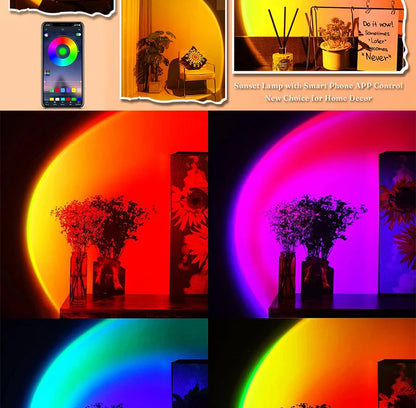 Sunset Projector Lamp Bluetooth Night Light