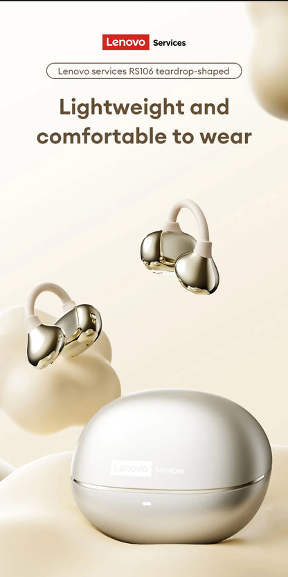 Lenovo RS106 OWS Ear Clip Bluetooth 6.0 Earphones
