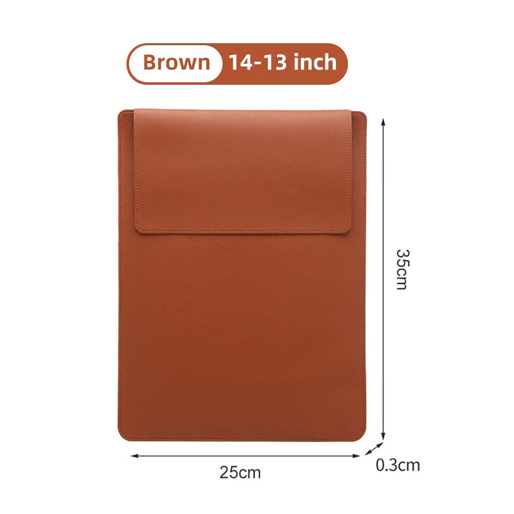 13-16 Inch Laptop Sleeve Bag Case for Macbook Huawei Lenovo PU Computer Bag
