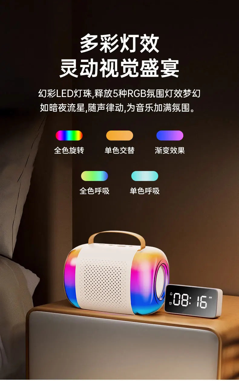 Mini Portable Wireless Speaker Microphone