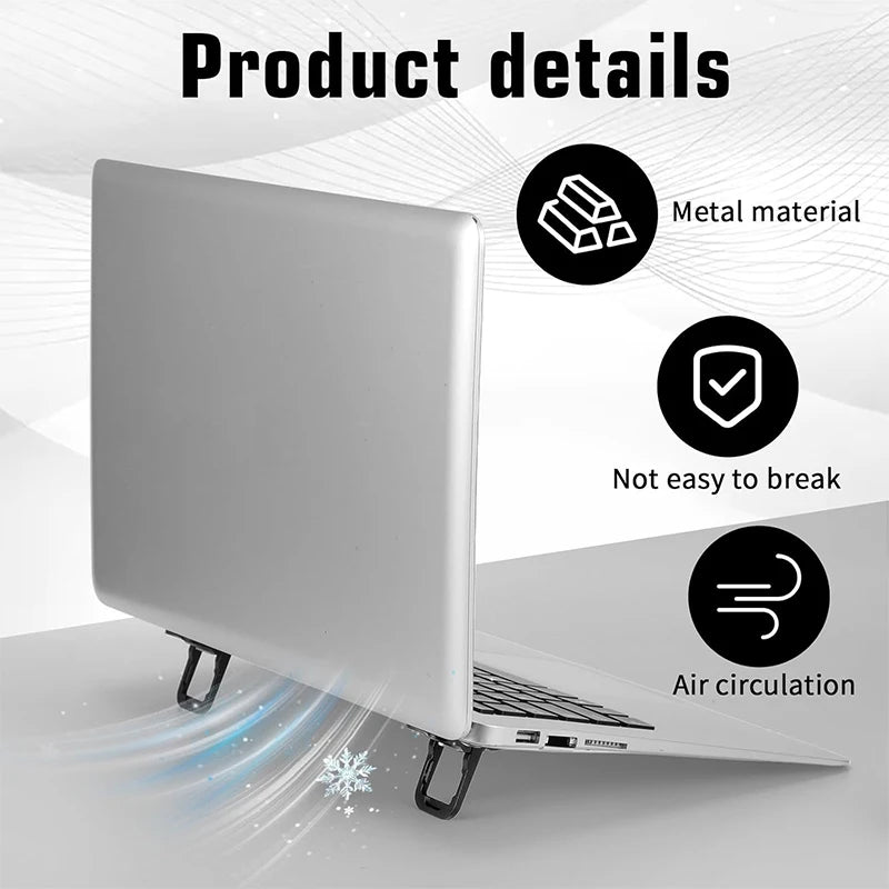2PCS Mini Foldable Laptop Stand Portable