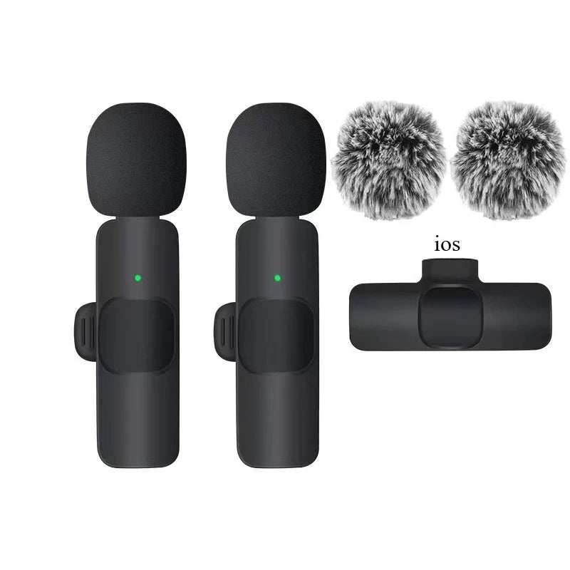 Wireless Lavalier Lapel Microphone for iPhone, iPad, Mini Video Recording