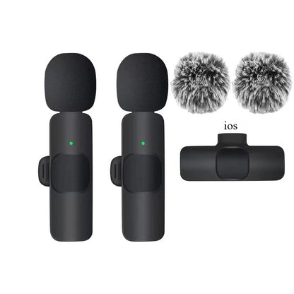Wireless Lavalier Lapel Microphone for iPhone, iPad, Mini Video Recording