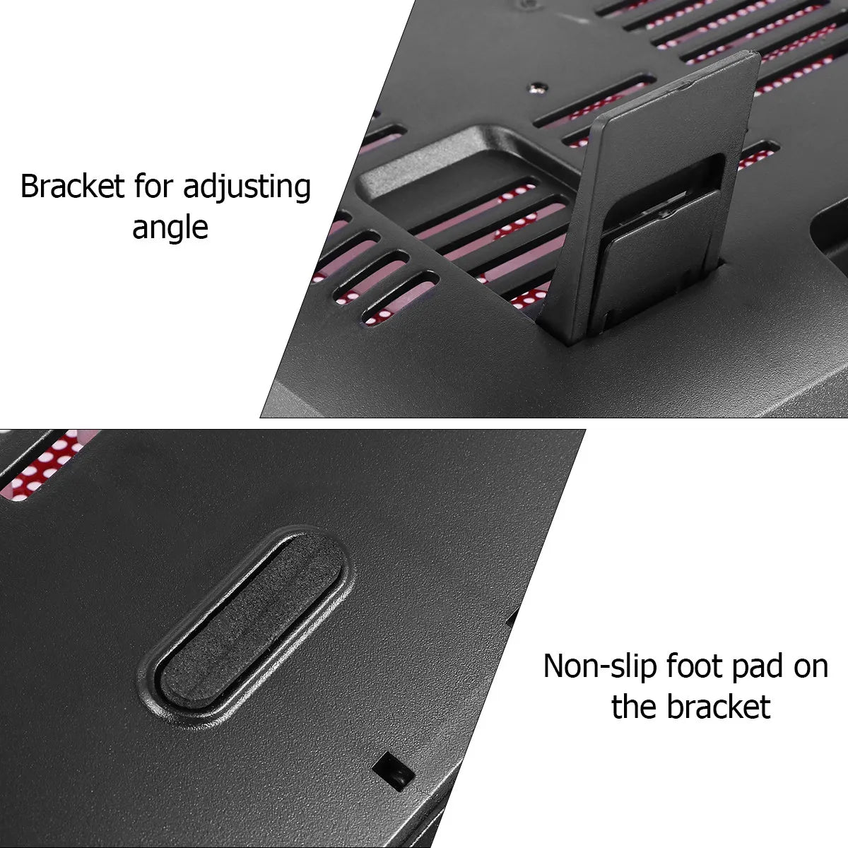 14 Inch Notebook Cooler Dual Fan USB Slim Stand Laptop Cooling Pad
