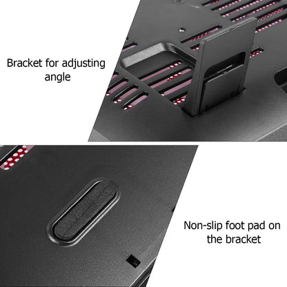 14 Inch Notebook Cooler Dual Fan USB Slim Stand Laptop Cooling Pad