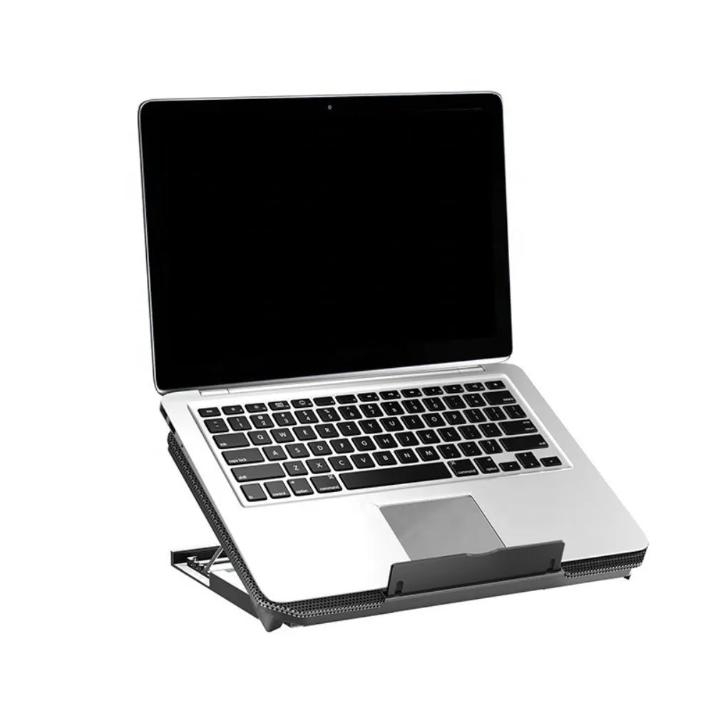 Durable Adjustable Laptop Cooling Pad USB Port Metal Mesh Laptop Cooler Fan