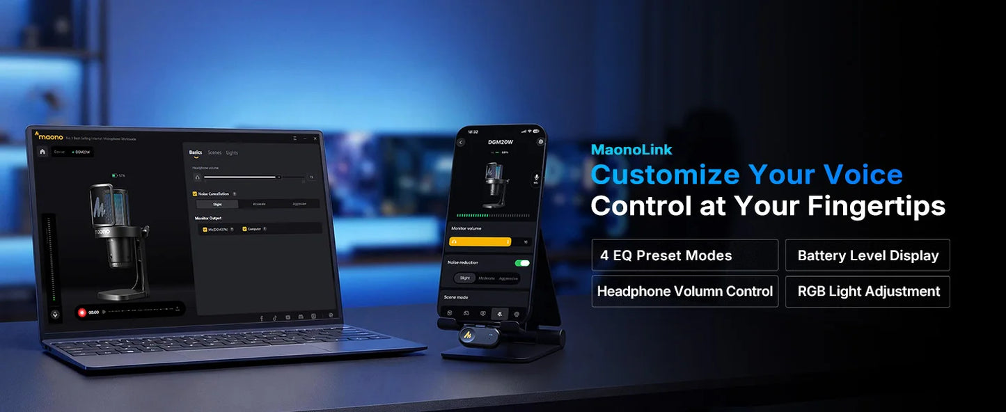 maono DGM20W Wireless Microphone