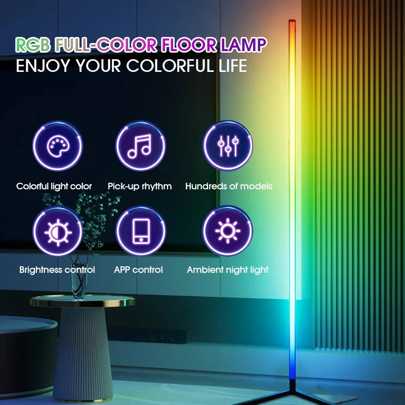 LED ambiance floor lamp