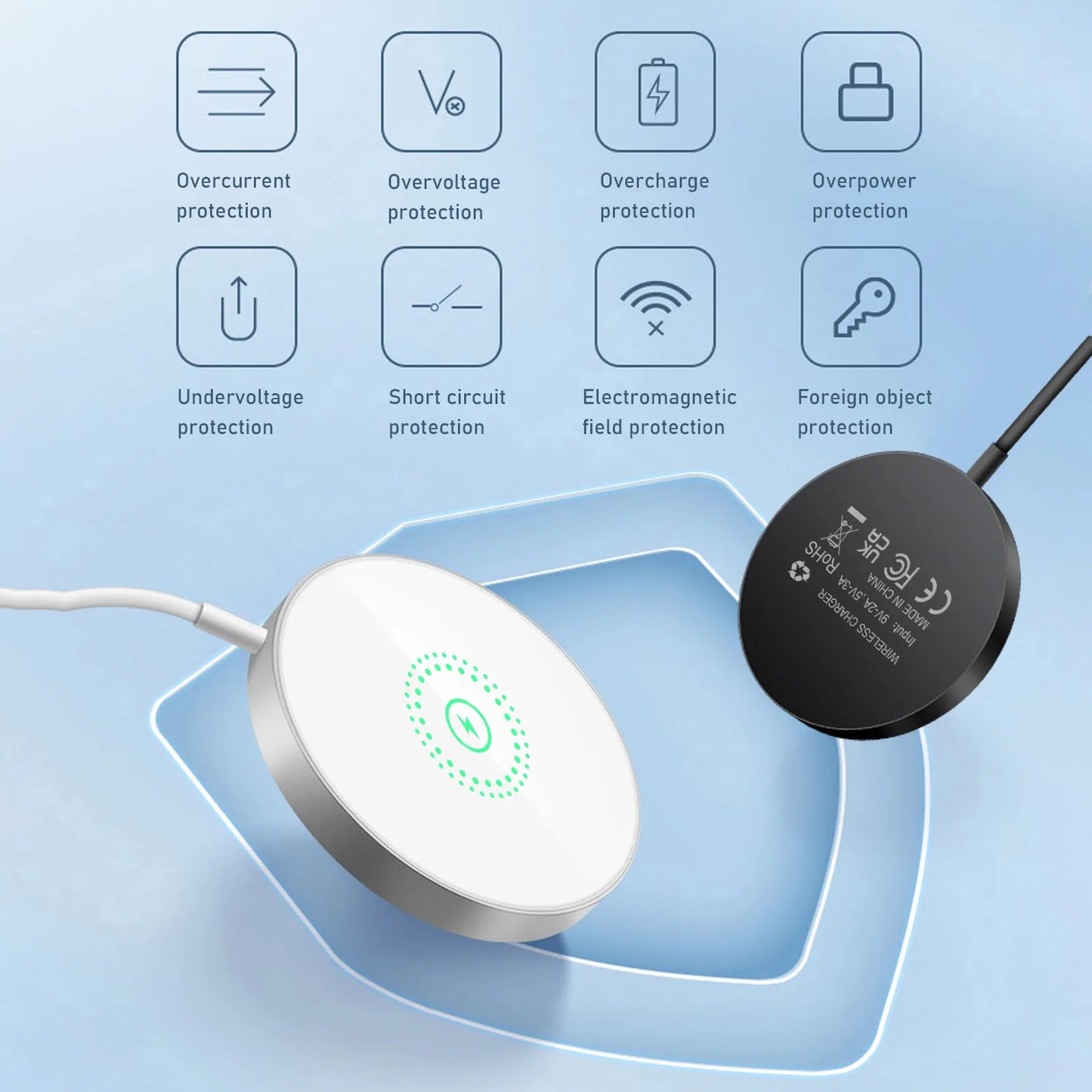 Magnetic Wireless Charger For iPhone 13 12 11 14 15 Pro Max
