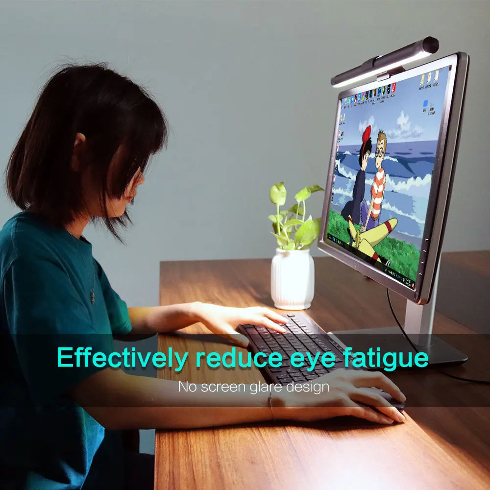 RGB Stepless Dimming Eye Protection LED Monitor Light Bar