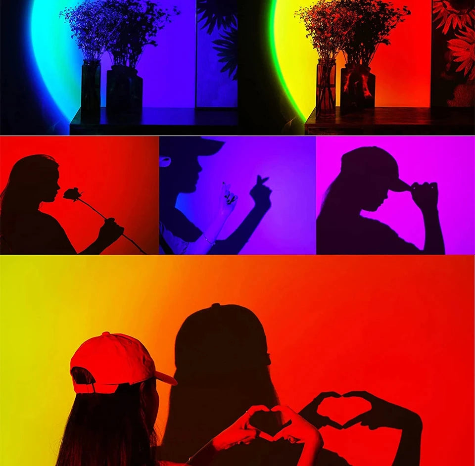 Sunset Projector Lamp Bluetooth Night Light