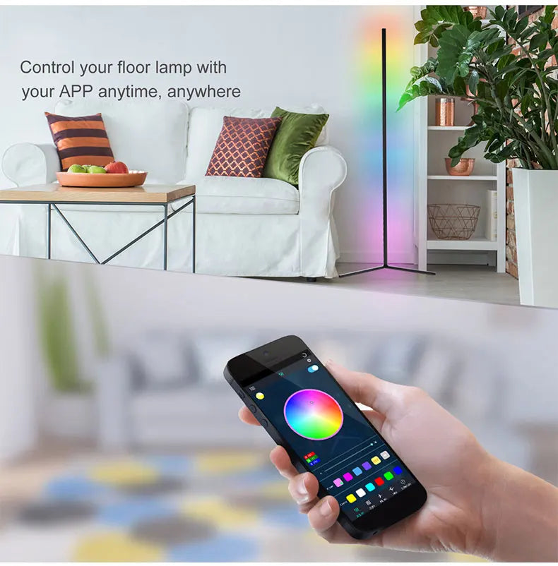 Upgrade 145/180CM Smart Floor Lamp RGBIC Tuya