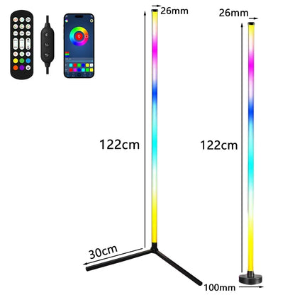 122cm Smart Corner Floor Lamp Dimmable