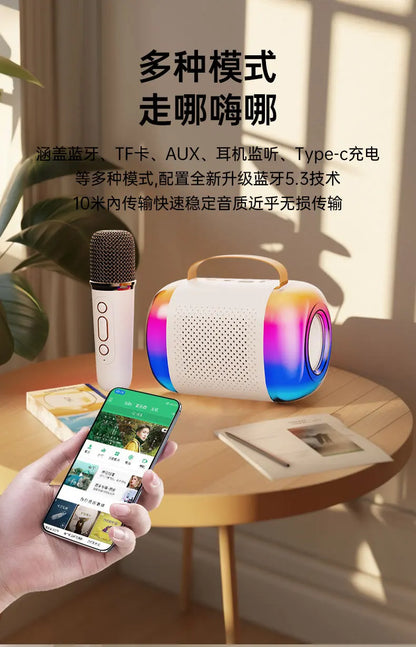 Mini Portable Wireless Speaker Microphone