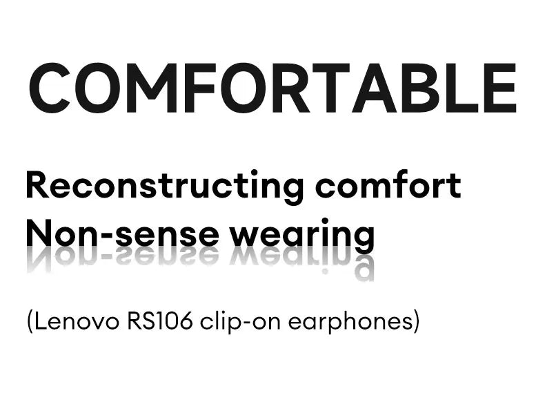 Lenovo RS106 OWS Ear Clip Bluetooth 6.0 Earphones