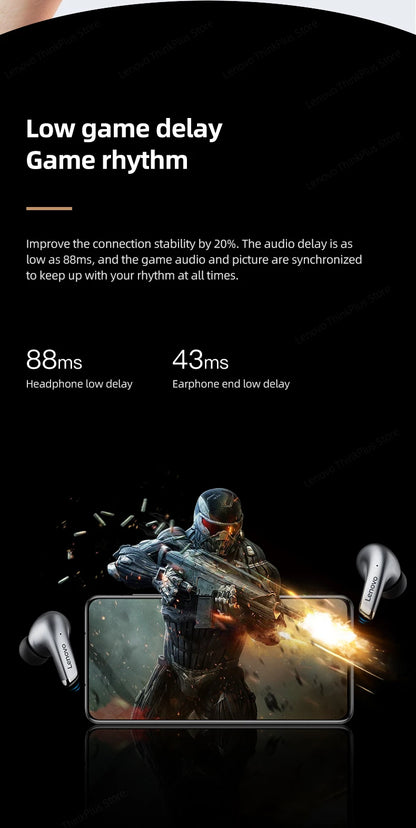 Original Lenovo LP5 TWS Wireless Bluetooth Earphone