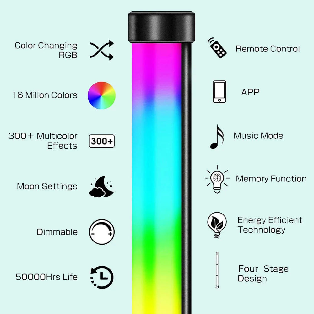LED ambiance floor lamp