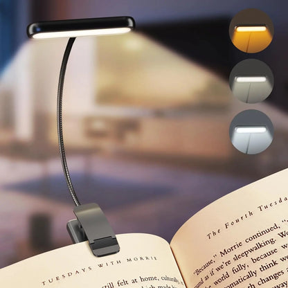 14Leds Book Light USB Rechargeable Reading Light Warm Cool