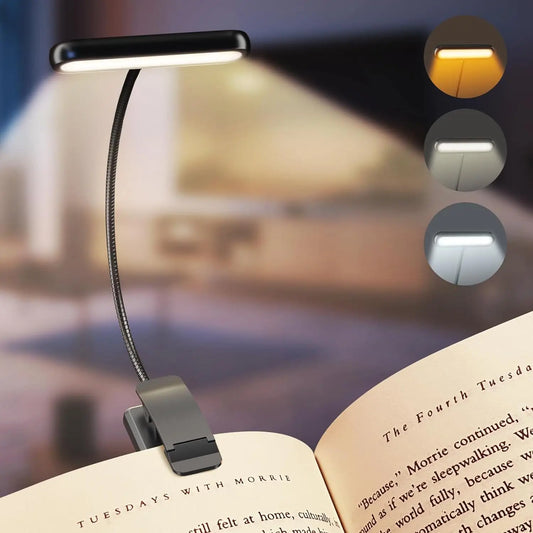 14Leds Book Light USB Rechargeable Reading Light Warm Cool
