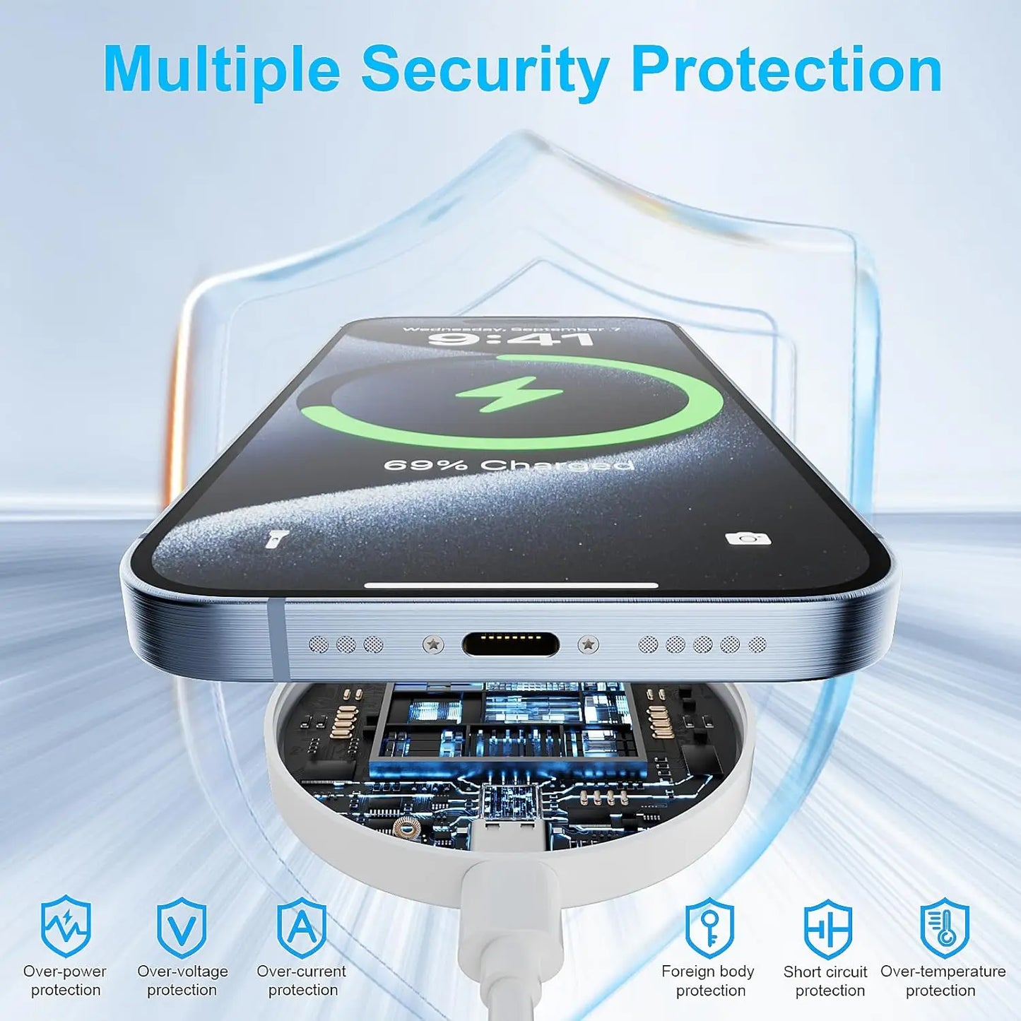 Mini Magnetic Wireless Charger Phone