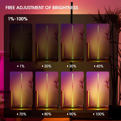 LED ambiance floor lamp
