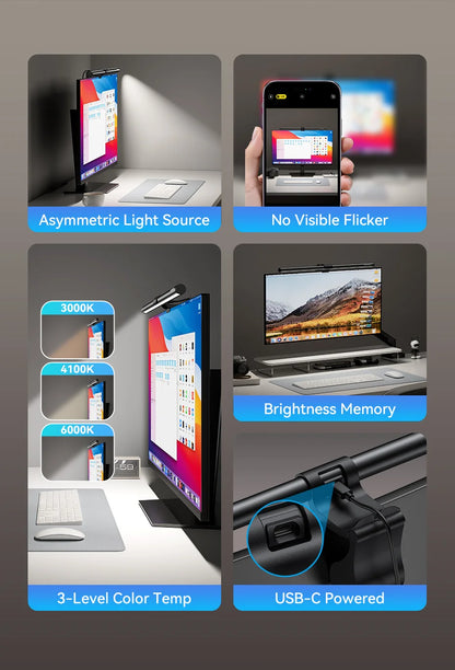 Vention LED Monitor Light Bar PC Laptop Screen Light Bar