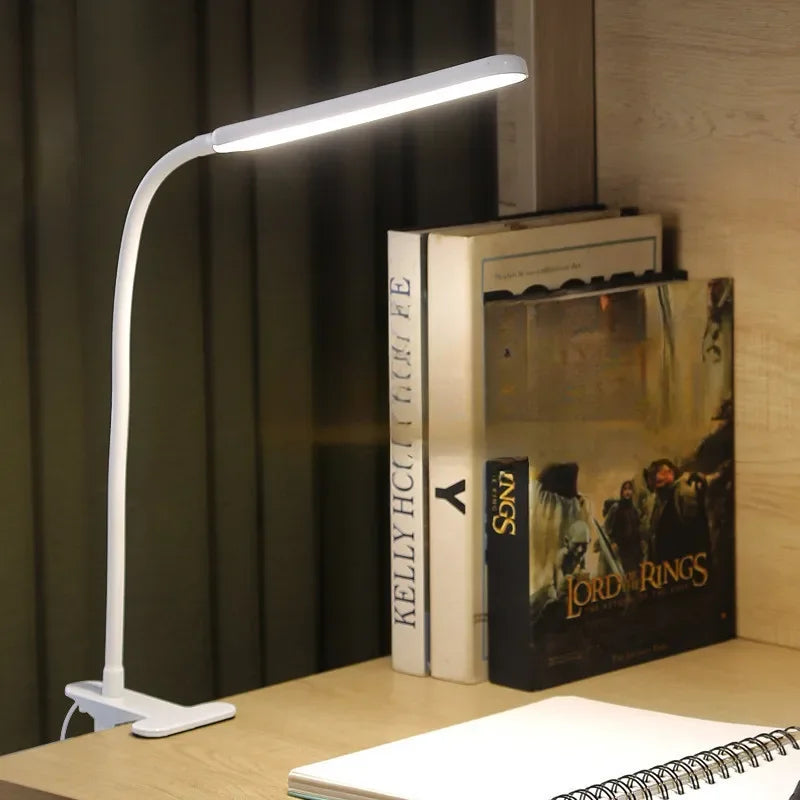 LED Adjustable Table Lamp USB 3 Colors Eye Protection Study Night Lamps