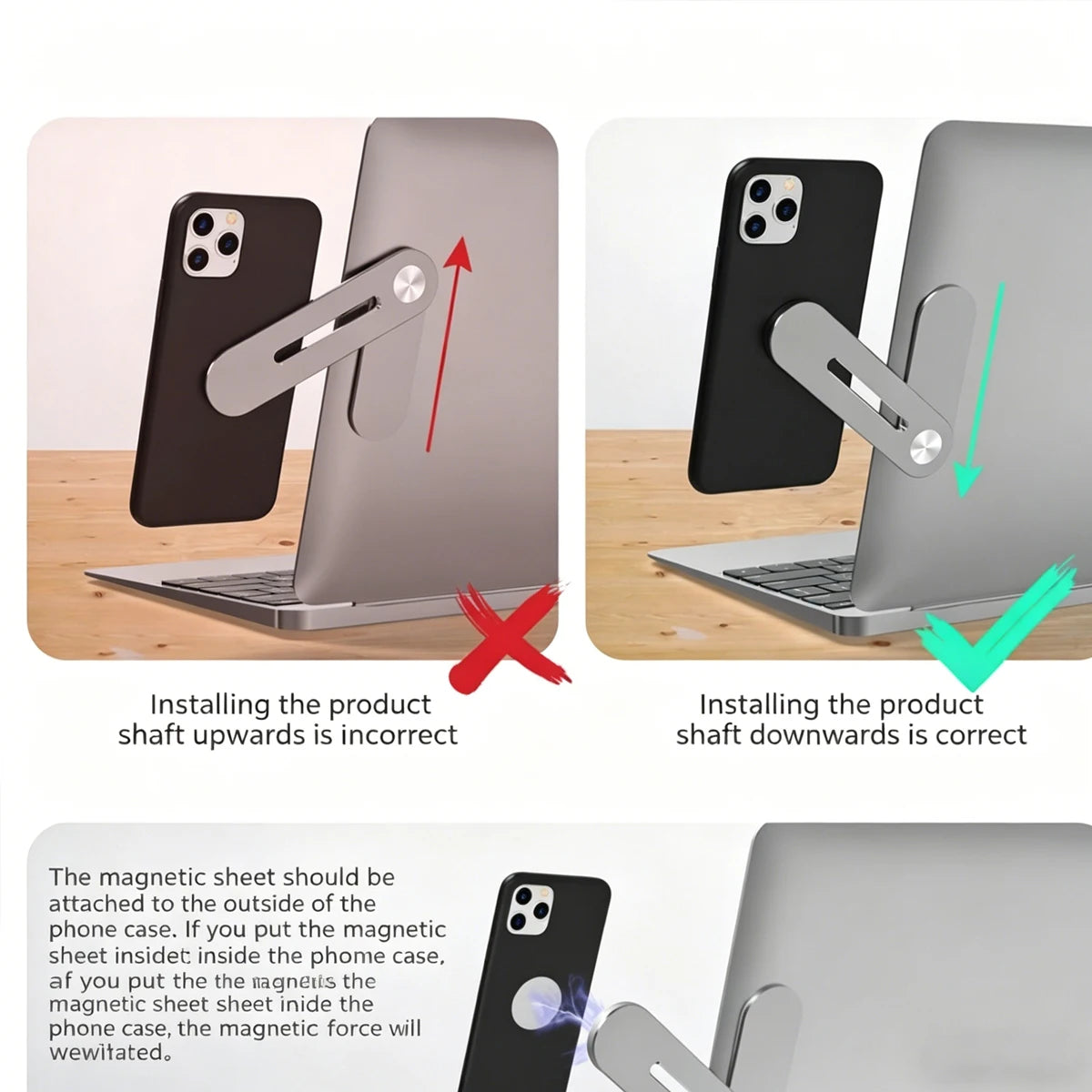 Laptop Extension Phone Stand