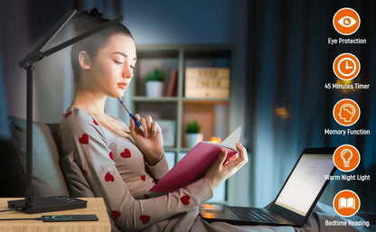 Double Head LED Desk Lamp,