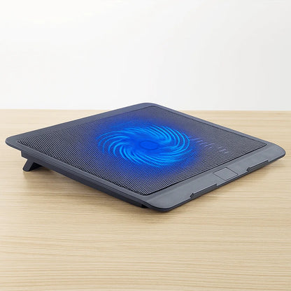 Durable Adjustable Laptop Cooling Pad USB Port Metal Mesh Laptop Cooler Fan