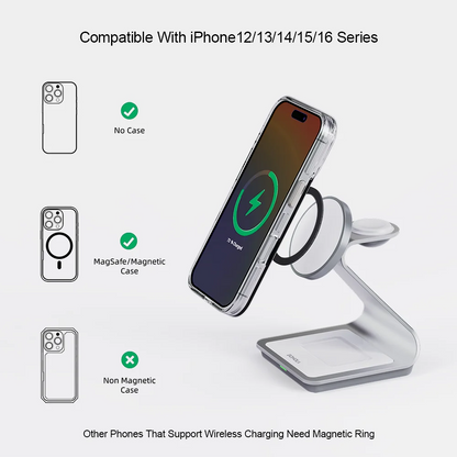 Bonola Magnetic 3 in 1 Wireless Charger