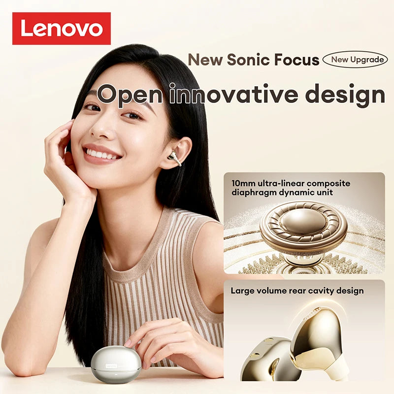 Lenovo RS106 OWS Ear Clip Bluetooth 6.0 Earphones