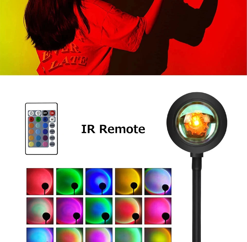 Sunset Projector Lamp Bluetooth Night Light
