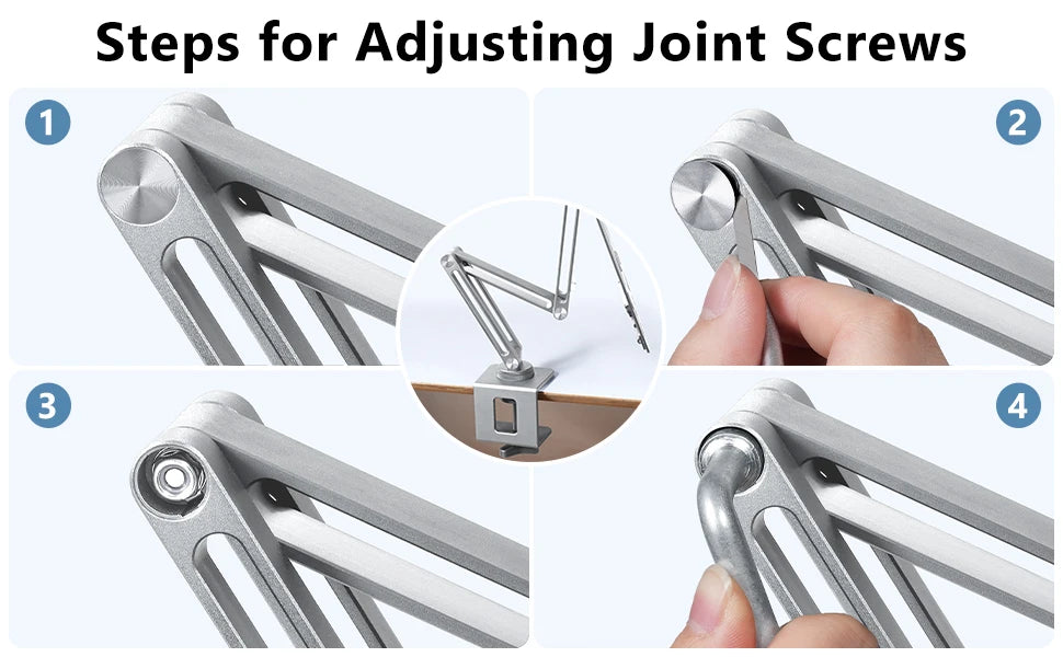 Oatsbasf Laptop Stand Clamp Tablet