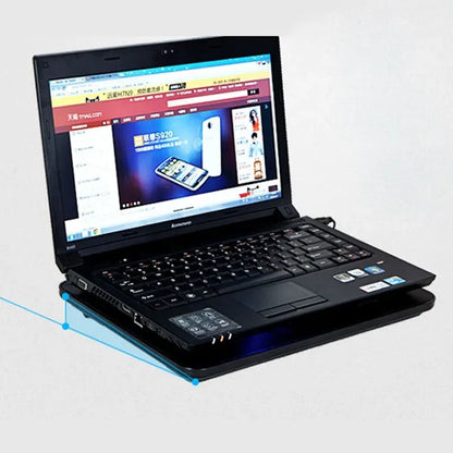 Genuine 5 Fan 2 USB Laptop Cooler Cooling Pad Base LED Notebook Computer Cooler