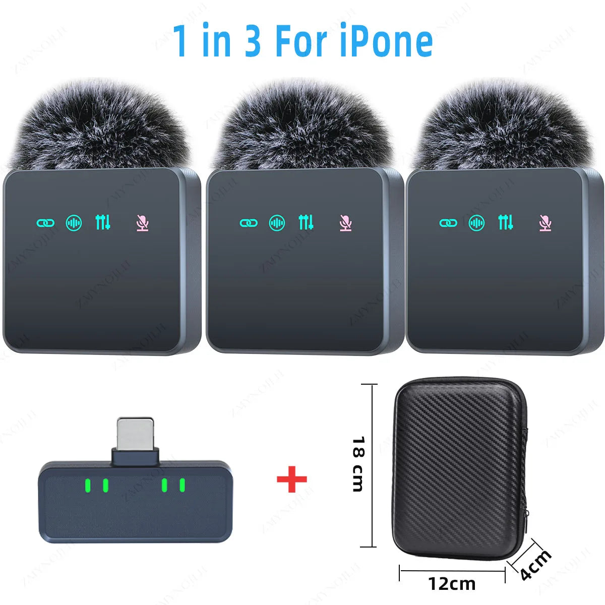 Wireless Lavalier Microphone Noise Reduction With Windproof