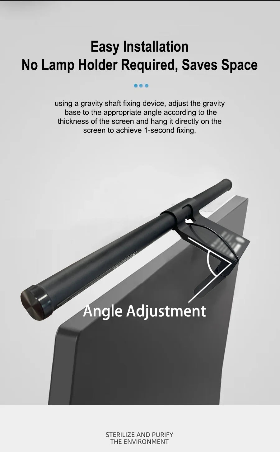 Screen LED Bar Desk Lamp PC Computer Laptop Screen Lamp