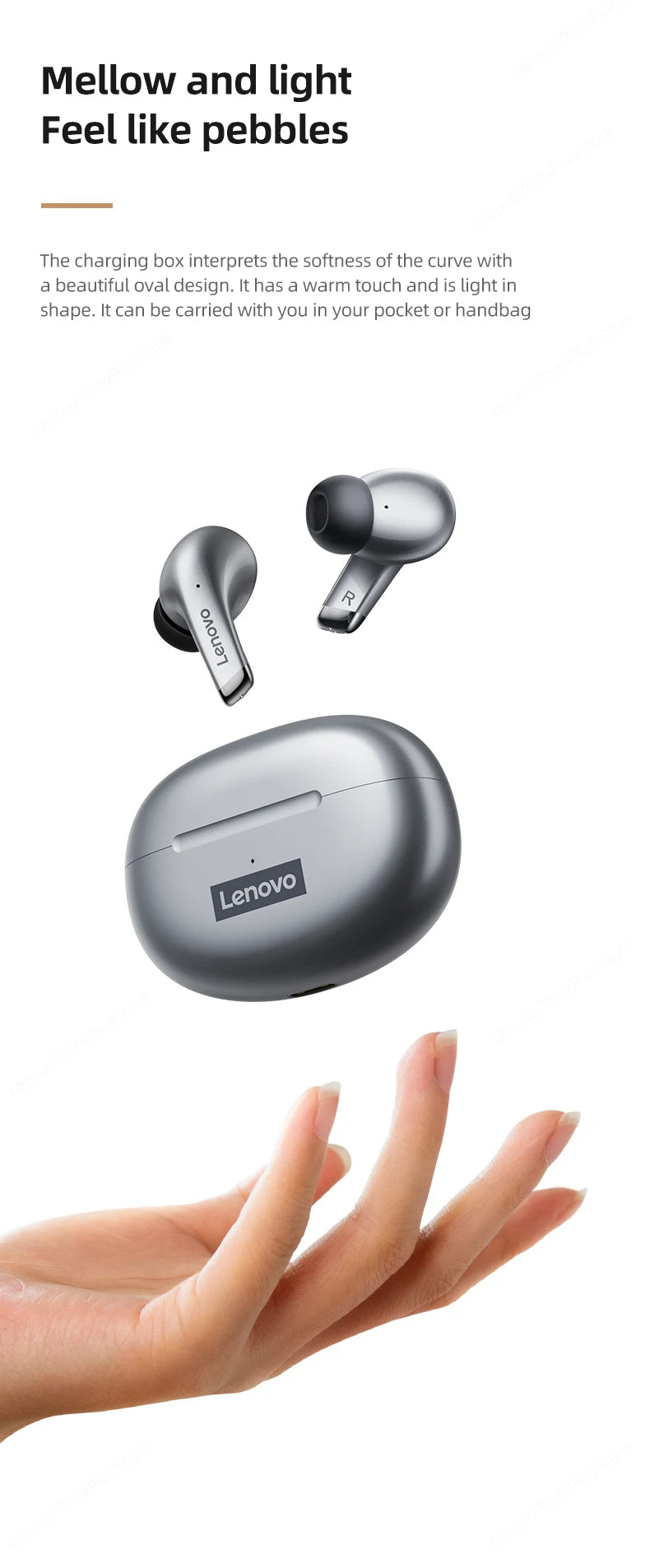 Original Lenovo LP5 TWS Wireless Bluetooth Earphone