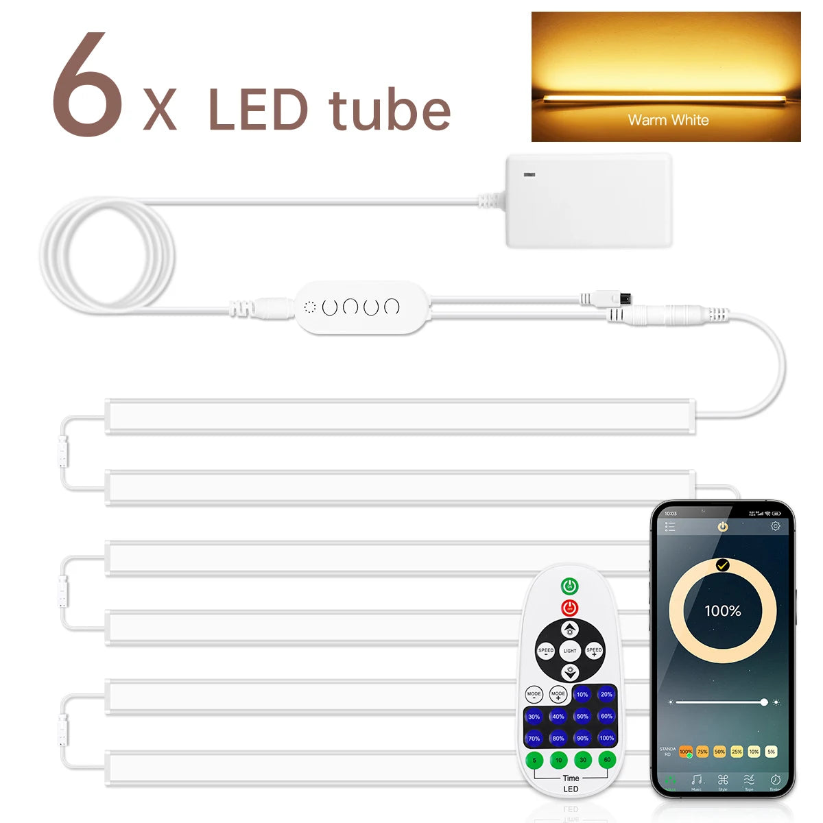 LED Bar Light Efficient Heat Dimmable