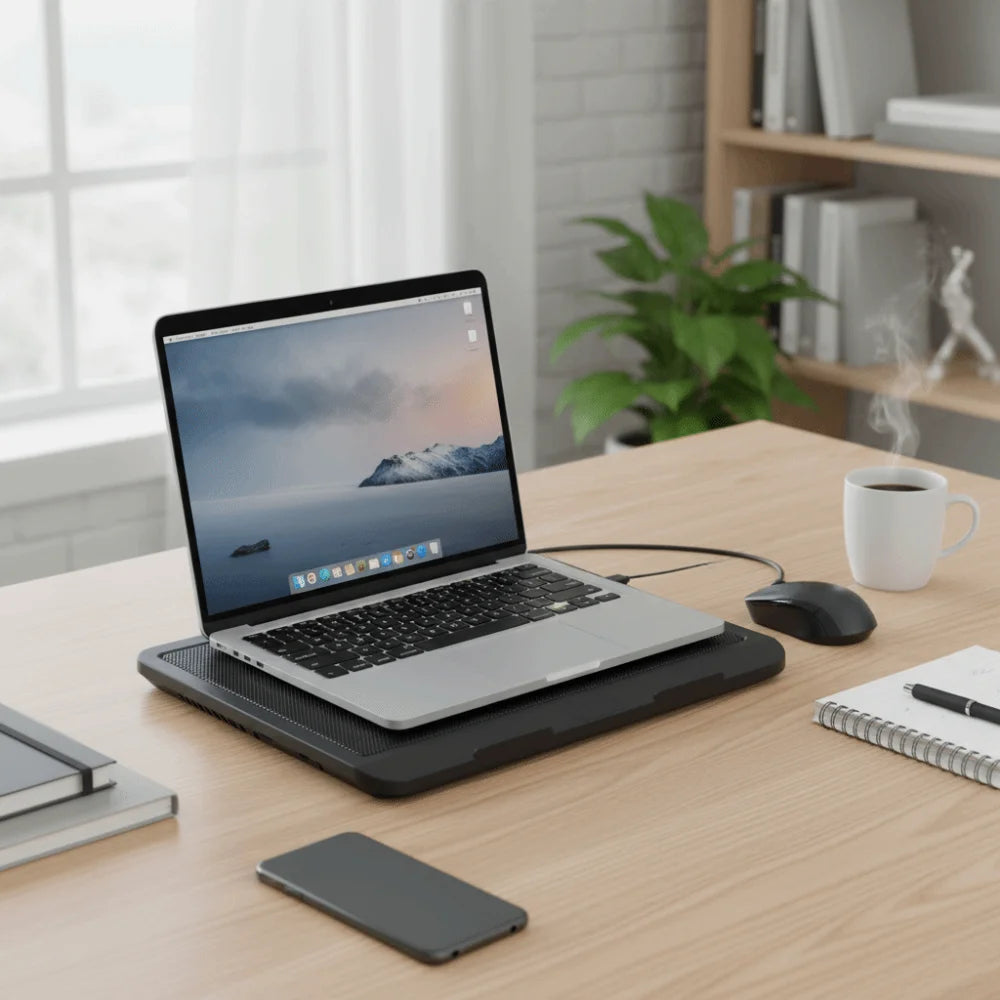 Portable Adjustable Laptop Cooling Pad USB