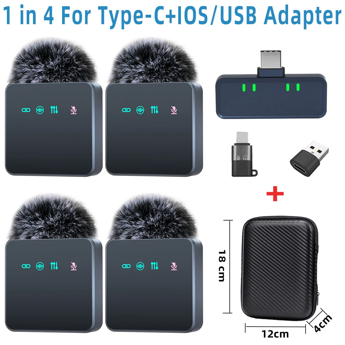Wireless Lavalier Microphone Noise Reduction With Windproof